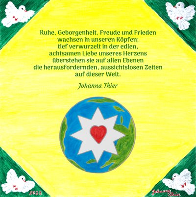 Rest, Security, Joy and Peace - Version 2 by Johanna Thier