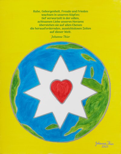 Rest, Security, Joy and Peace - Version 1 by Johanna Thier