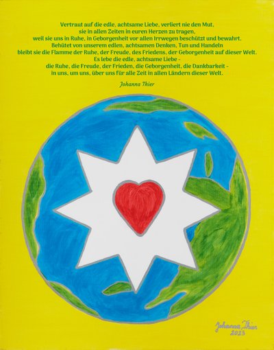 The Star of Noble, Mindful Love for All People of This World by Johanna Thier