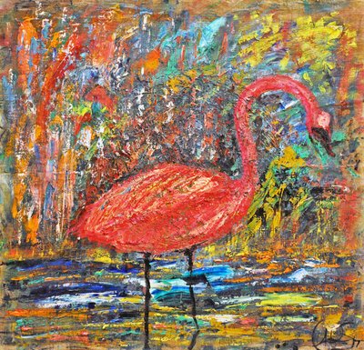The great beauty of the flamingo by Andrea Speziali