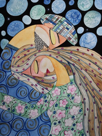 Embrace by Marys Watercolors