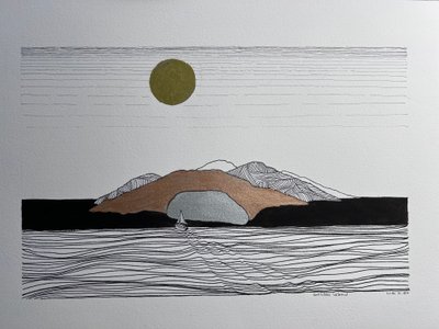 Golden Island by Urs Grünenfelder