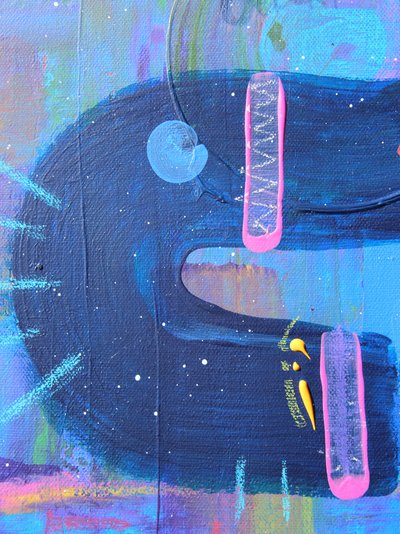 Weg des Bewusstseins Detail by Emilie Csapo Ertl
