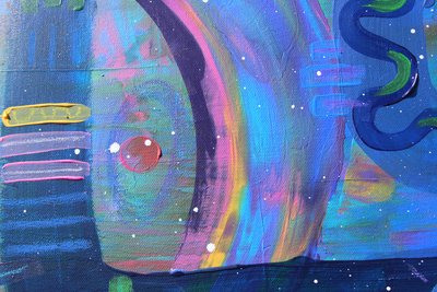 Weg des Bewusstseins Detail by Emilie Csapo Ertl