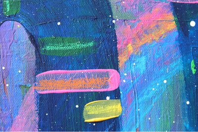 Weg des Bewusstseins Detail by Emilie Csapo Ertl