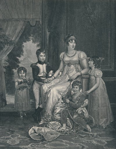Marie-Annunciade-Caroline Bonaparte, c. 1810, 1896 by AE Anderson