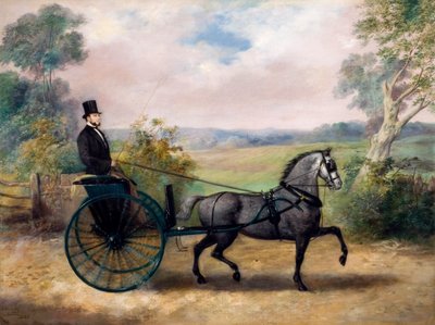 Man in Gig by A. Heaning