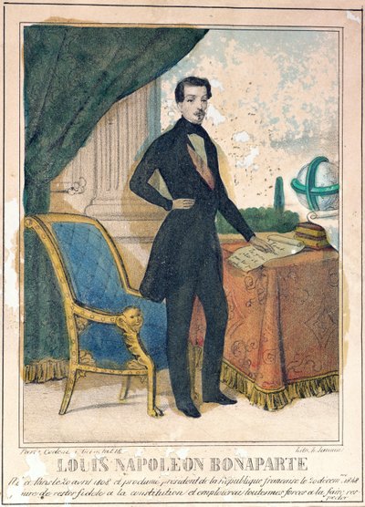 Louis-Napoleon Bonaparte (1808-73) Future Napoleon III, c.1849 by A. Jannin