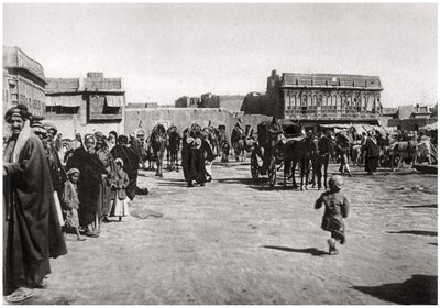 The bazaar square in Basra, Iraq by A. Kerim