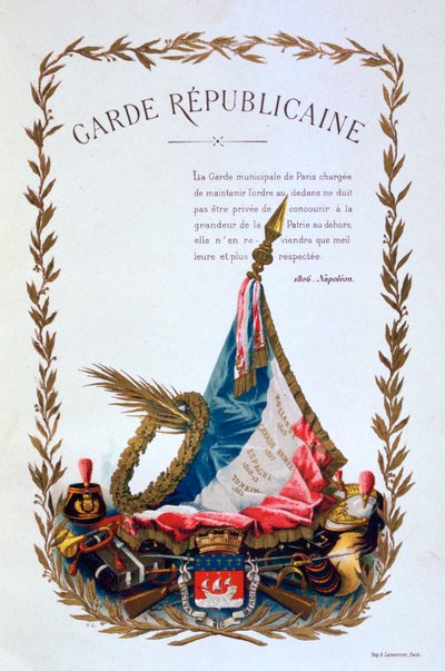 Republican Guard, 1887 by A. Lemercier