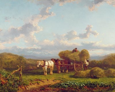 The Hay Cart by A. de Bylandt
