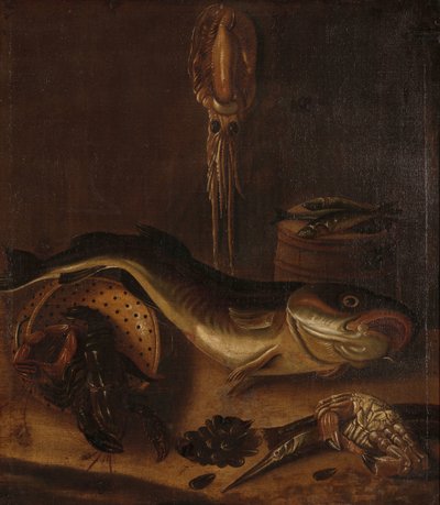 Still Life with Fish by A. van Doeff