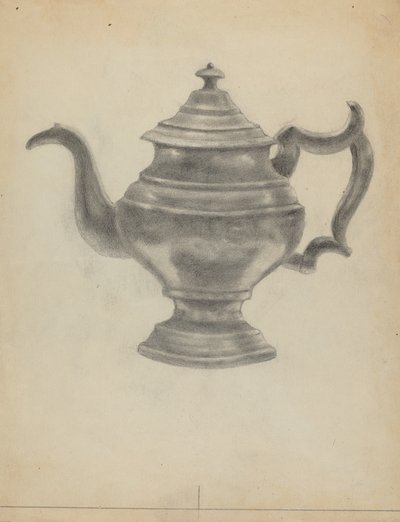 Pewter Teapot by Aaron Dermansky