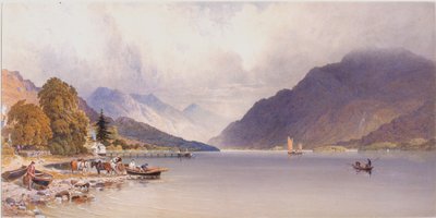 The Pier at Luss, Loch Lomond by Aaron Edwin Penley