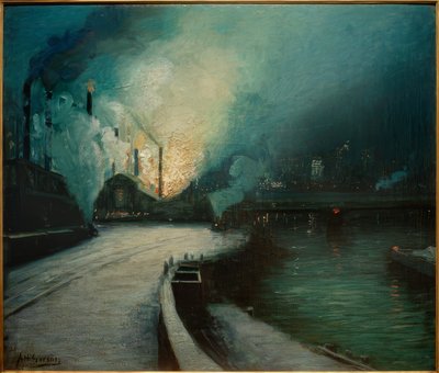 Industrial Scene, Pittsburgh by Aaron Henry Gorson