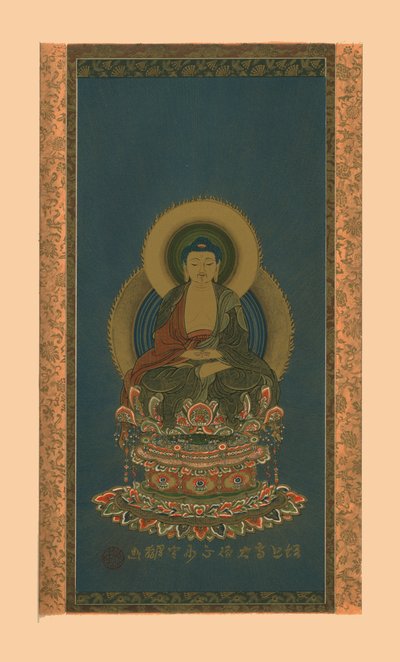 Amitabha, early 19th century, 1886 by Abbot of Zojoji