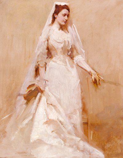A Bride by Abbott Handerson Thayer