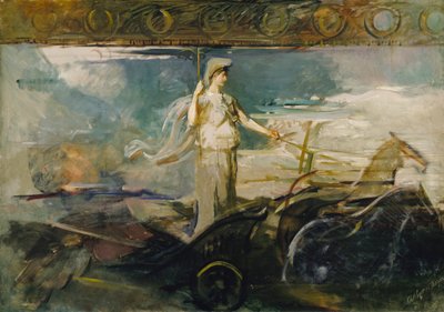 Minerva in a Chariot, ca. 1894 by Abbott Handerson Thayer