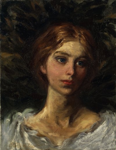 Portrait of a Girl by Abbott Handerson Thayer