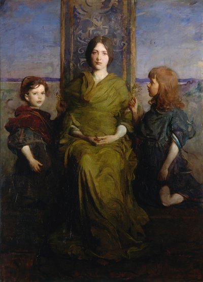 Virgin Enthroned, 1891 by Abbott Handerson Thayer