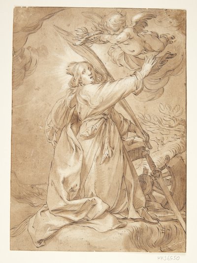 Catherine as Martyr by Abraham Bloemaert