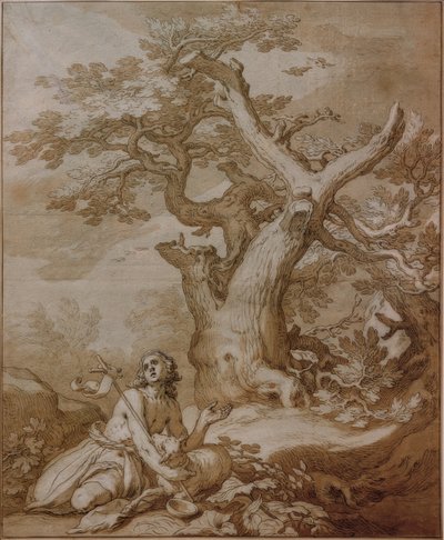 John the Baptist in the Wilderness by Abraham Bloemaert