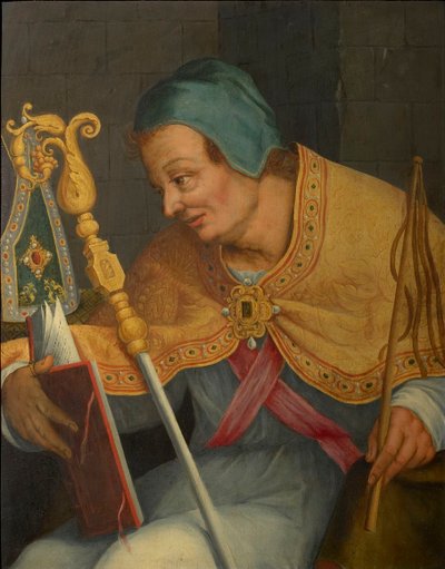 Saint Ambrose, Archbishop of Milan by Abraham Bloemaert