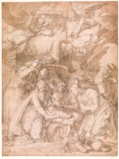 The Adoration of the Shepherds by Abraham Bloemaert