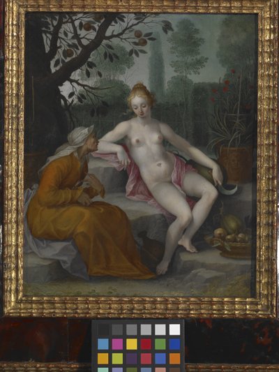Vertumnus and Pomona by Abraham Bloemaert