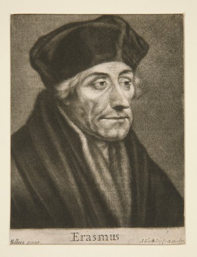 Erasmus of Rotterdam by Abraham Blooteling