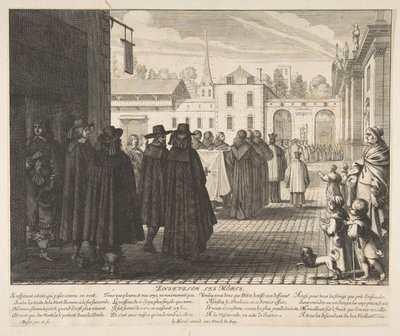 Burying the Dead by Abraham Bosse