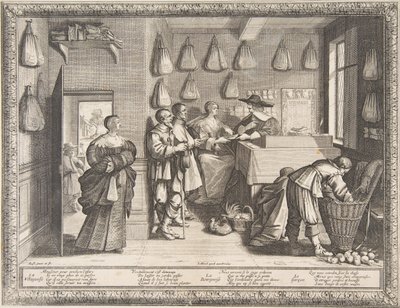 Employment Bureau by Abraham Bosse