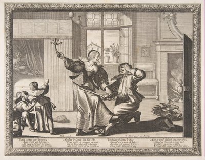 Husband-Beater by Abraham Bosse