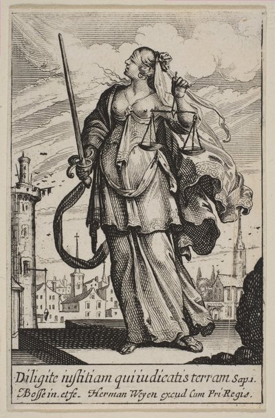 Justice by Abraham Bosse