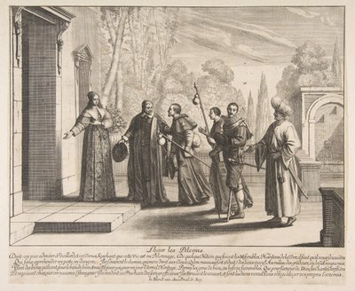 Lodging Pilgrims, Possibly 1635 by Abraham Bosse