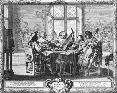 The Five Senses - Hearing by Abraham Bosse