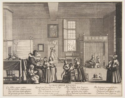 The School Mistress by Abraham Bosse