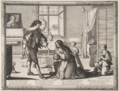 The Wife-Beater, ca. 1633 by Abraham Bosse