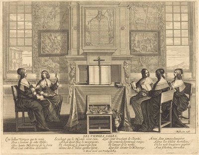 The Wise Virgins at Prayer by Abraham Bosse