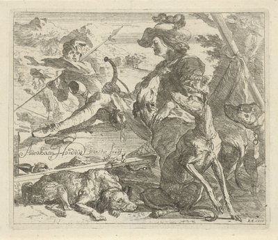 Hunter with Dogs by Abraham Danielsz. Hondius