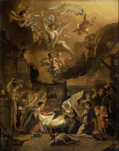 The Adoration of the Shepherds by Abraham Danielsz. Hondius