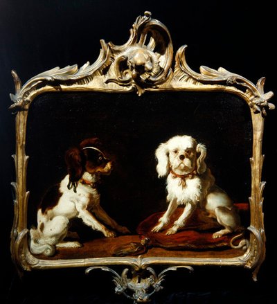Two Pet Dogs by Abraham Danielsz. Hondius