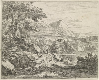 Road Along the Rocks by Abraham Genoels