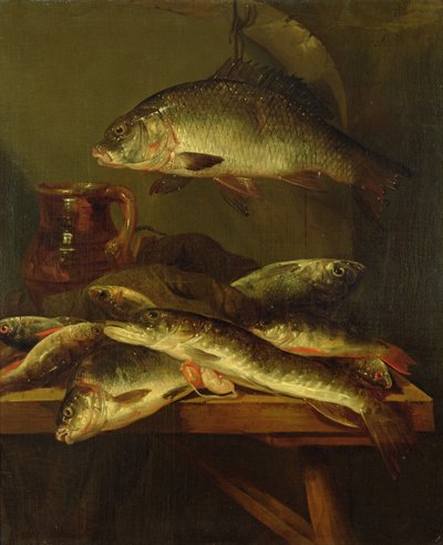 Still Life with Carp by Abraham Hendricksz van Beyeren