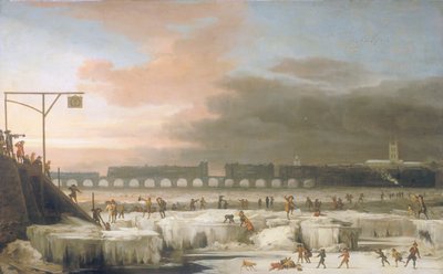 The Frozen Thames by Abraham Hondius