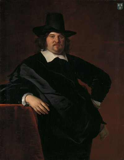 Abraham de Visscher by Abraham Lambertsz van den Tempel