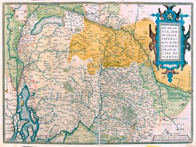 Belgium, South Holland by Abraham Ortelius