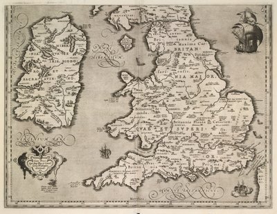 Ancient Description of the British Isles by Abraham Ortelius