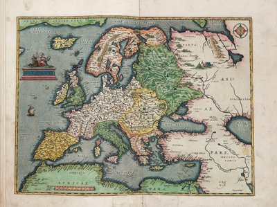 Europae by Abraham Ortelius