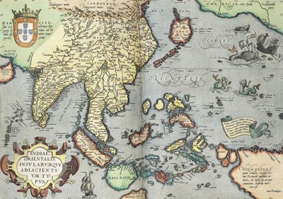 India by Abraham Ortelius